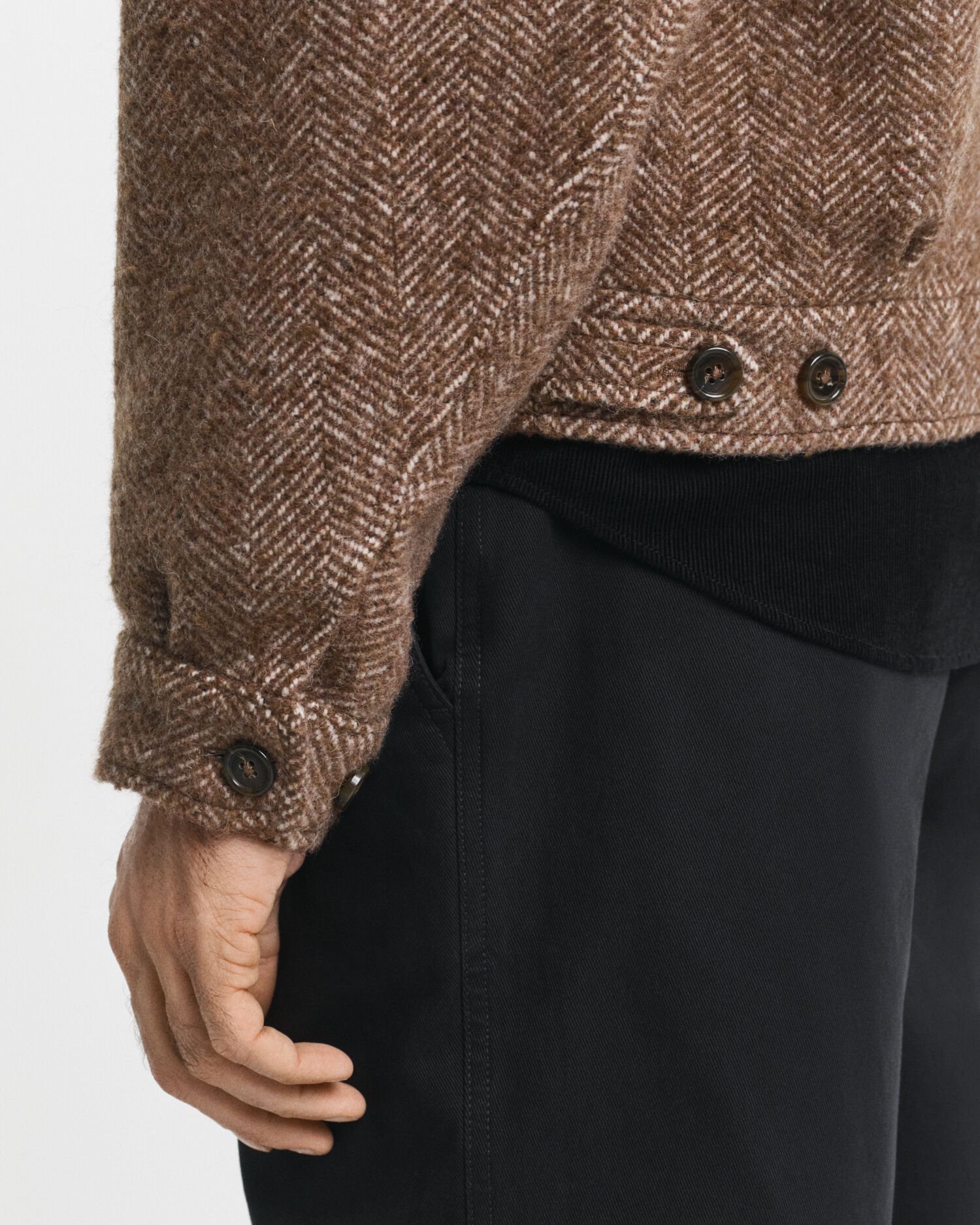 Harrington Jacke aus Wolle