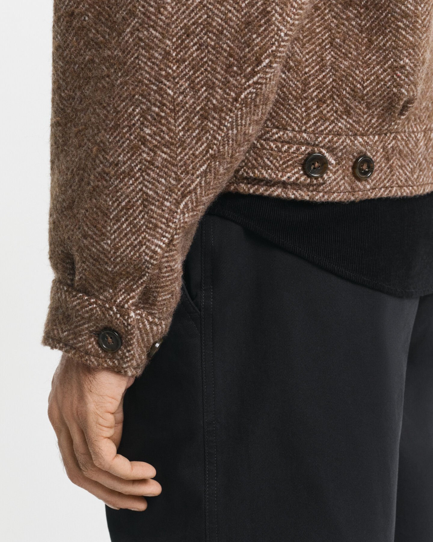 Harrington Jacke aus Wolle