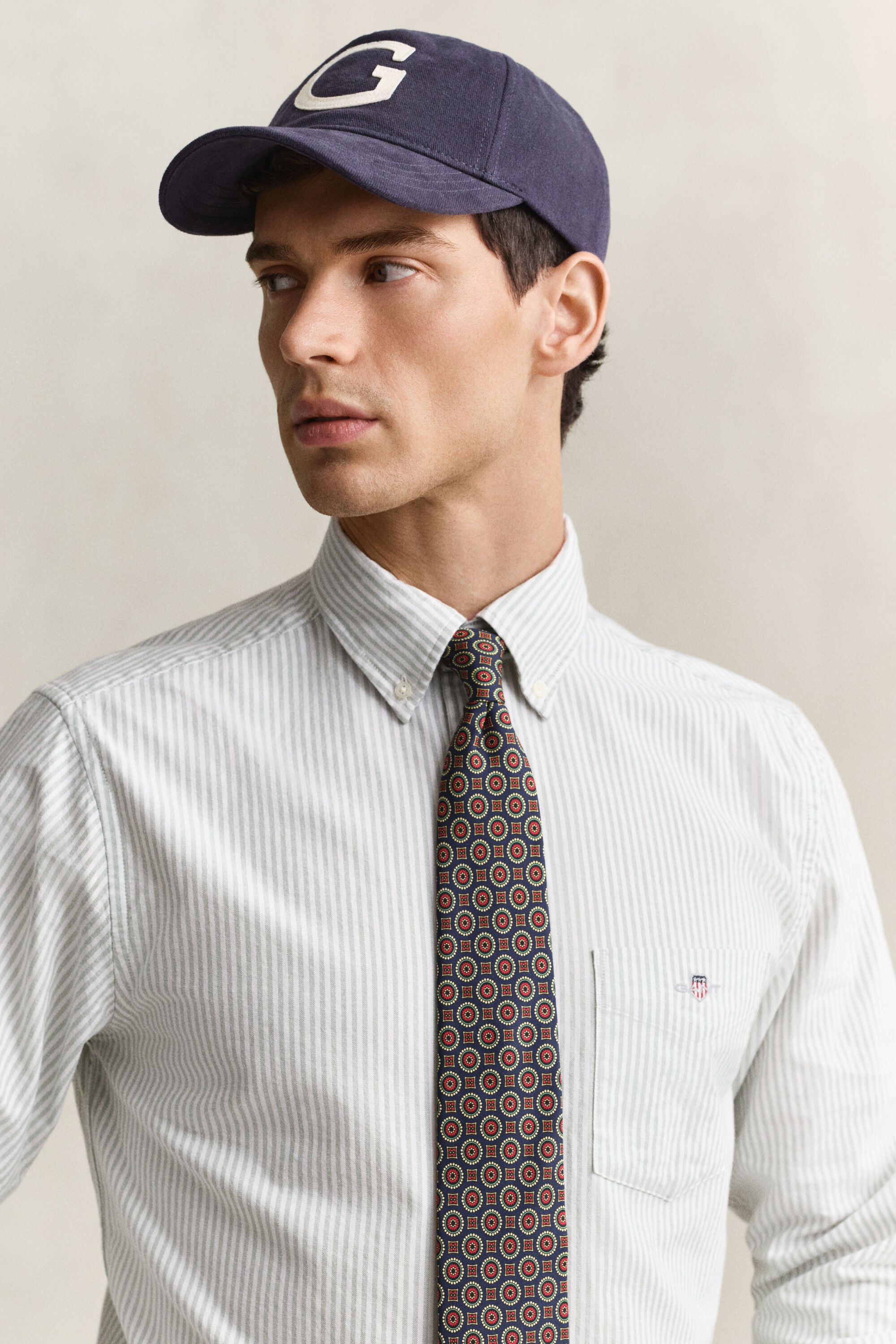Banker Stripe Classic Oxford-Hemd