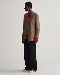 Volumin&ouml;se Chinohose mit Bundfalten