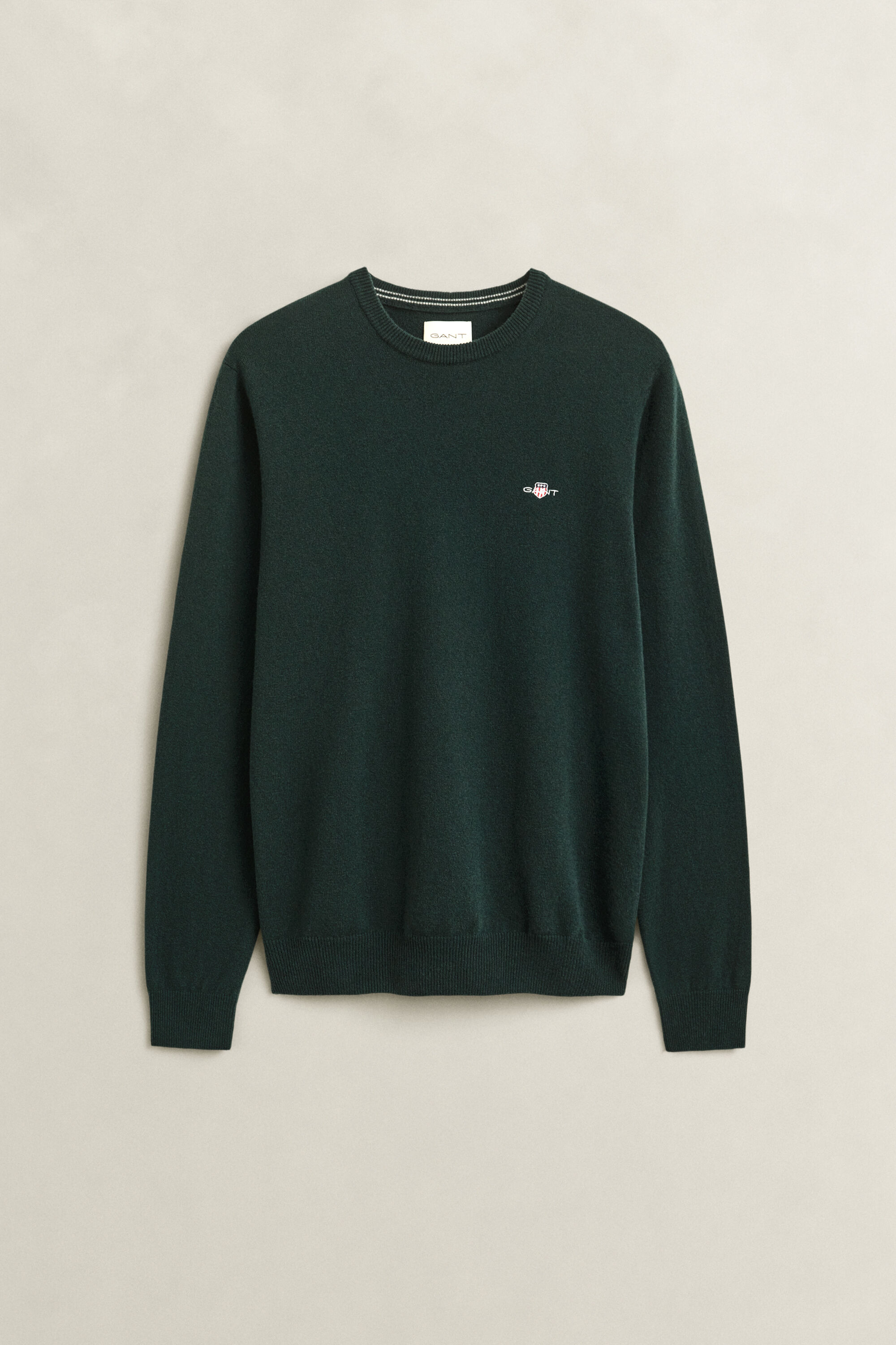 Rundhalspullover aus Lambswool