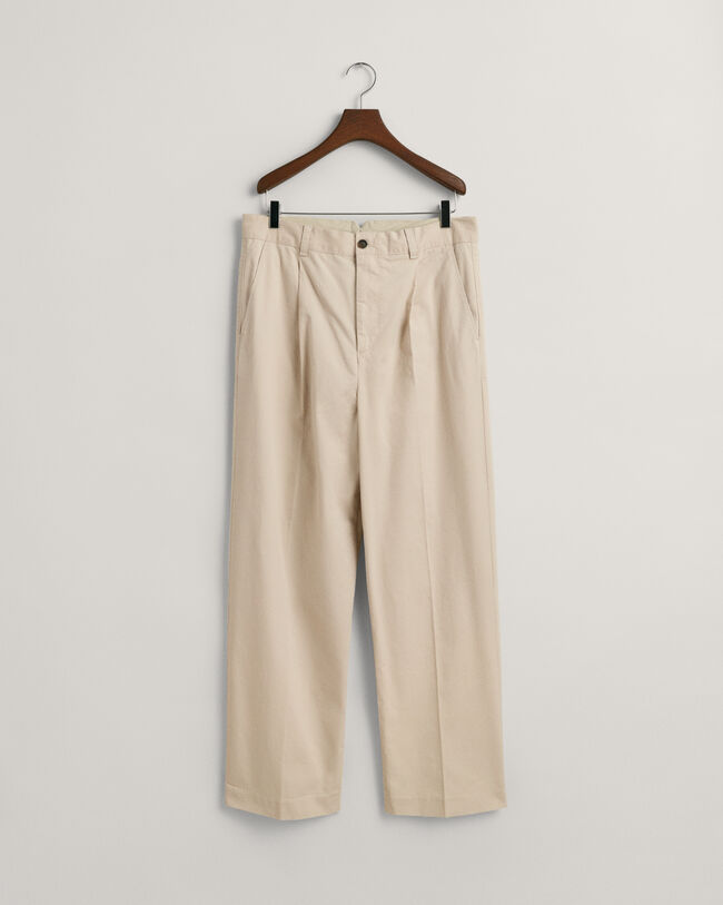 Relaxed Fit Peached Cotton Chinohose