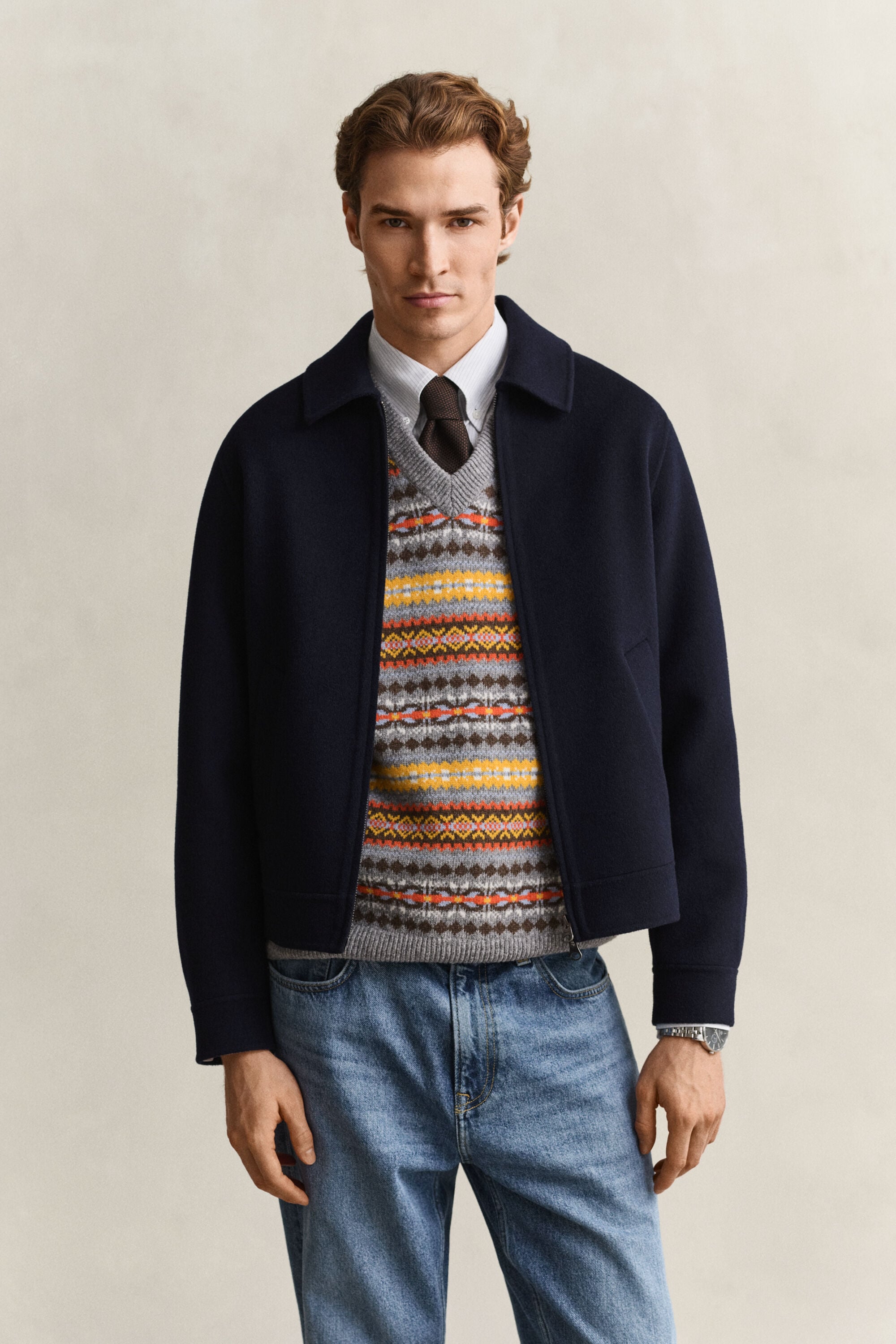 Handgenähte Jacke