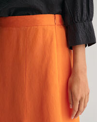 Midirock aus Leinenmischung