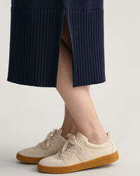 Strickkleid mit Marinestreifen