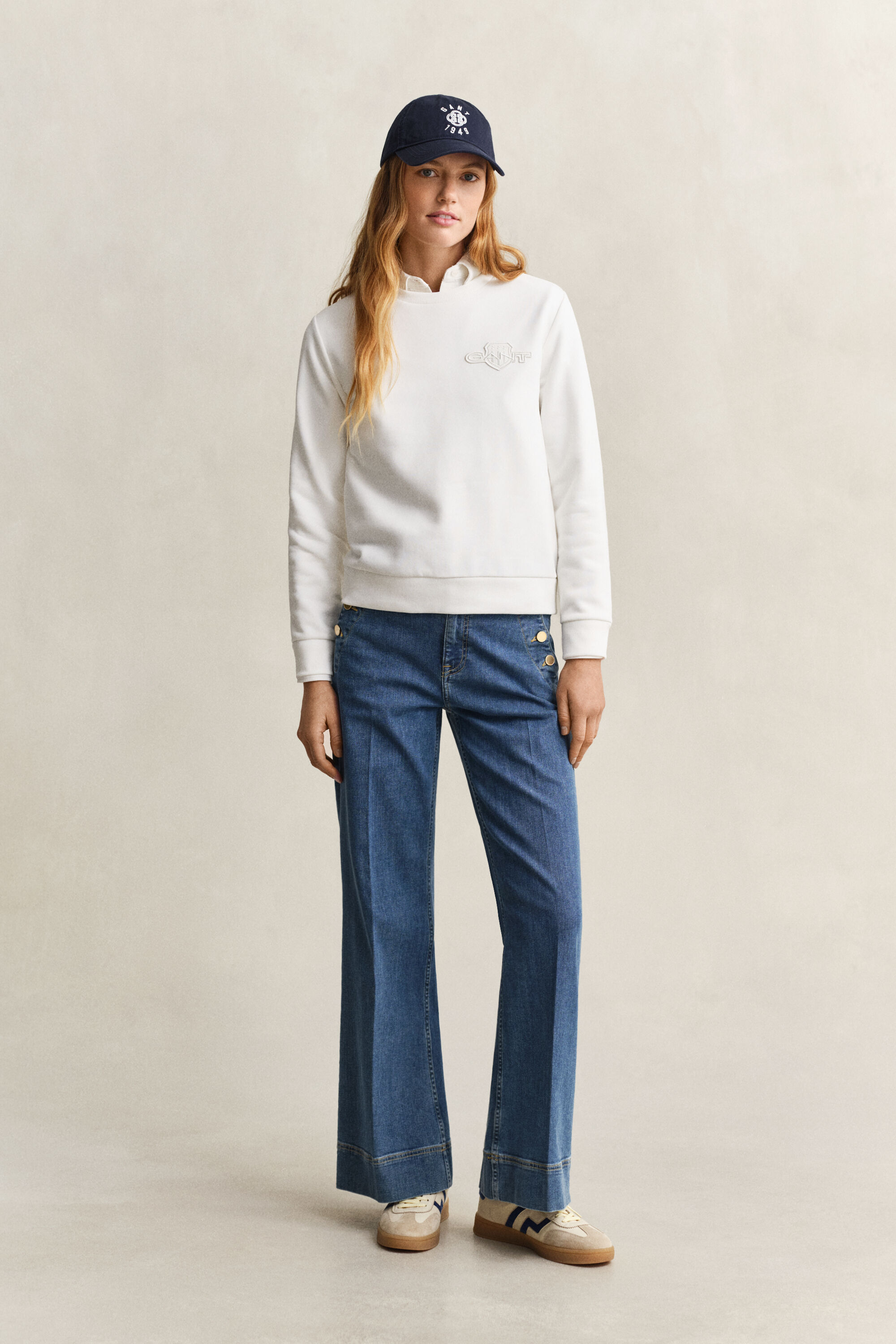 Tonal Shield Rundhals-Sweatshirt