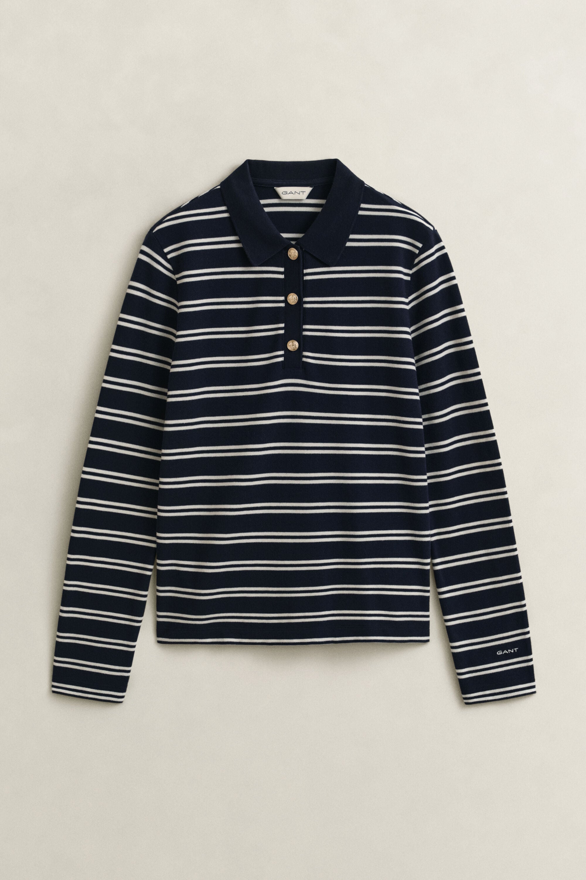 Gestreiftes Piqué-Poloshirt