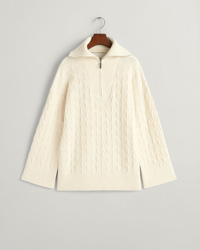 Troyer mit Fischgrätmuster