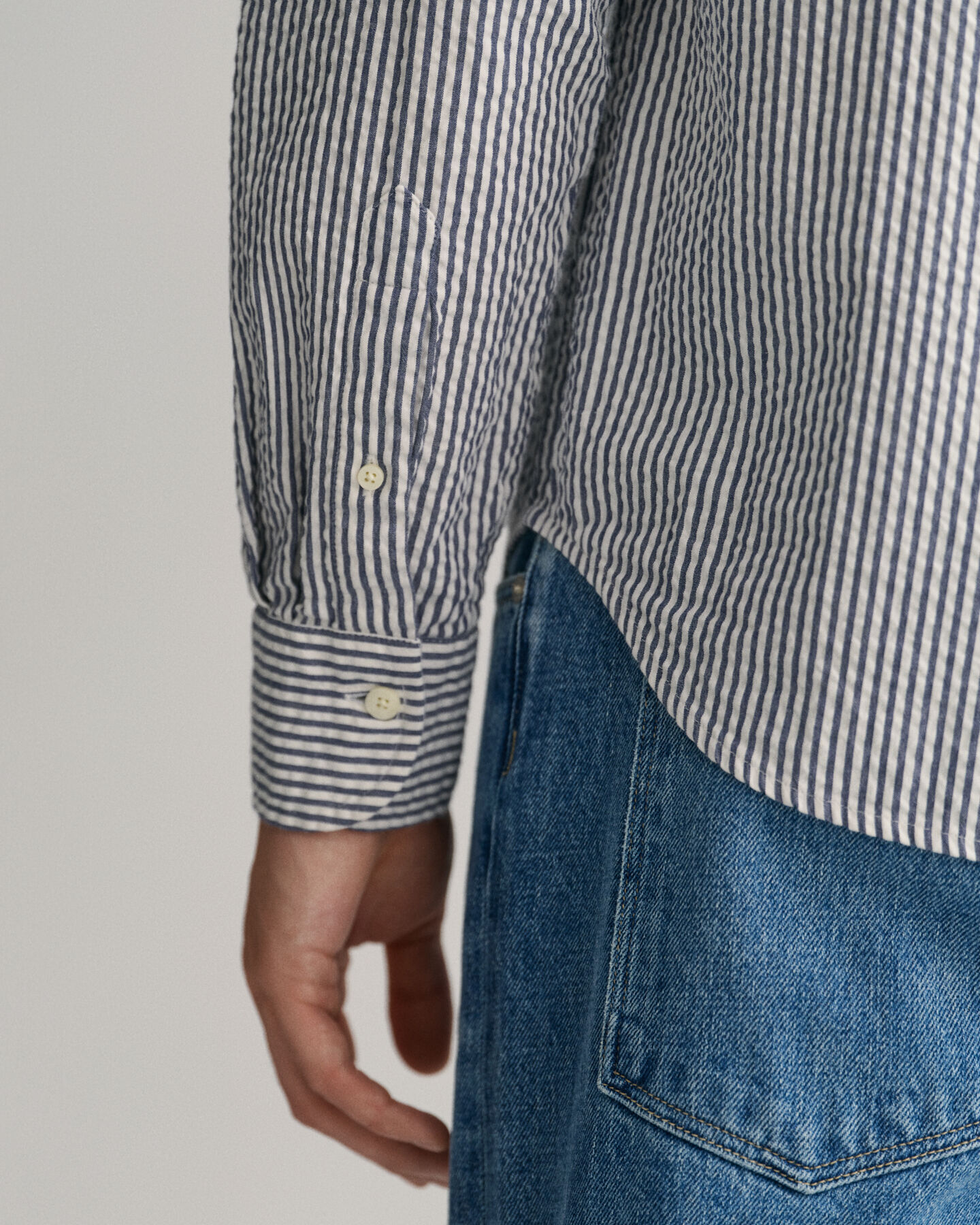 Regular Fit Seersucker Hemd