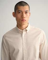 Slim Fit Paisley Oxford-Hemd