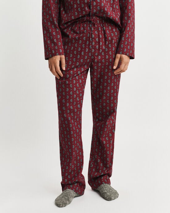 Paisley Pyjama mit Print in Geschenkbox