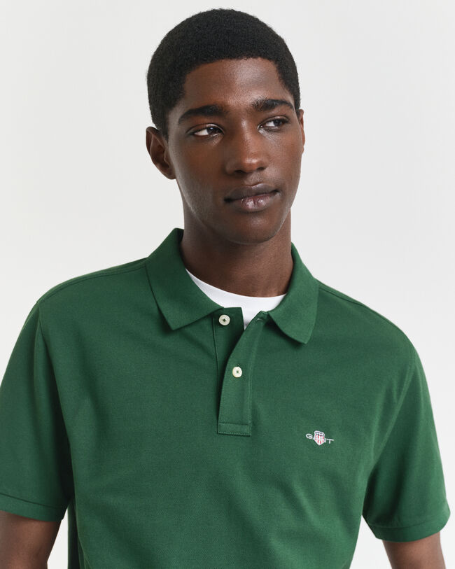 Regular Fit Shield Piqué Poloshirt