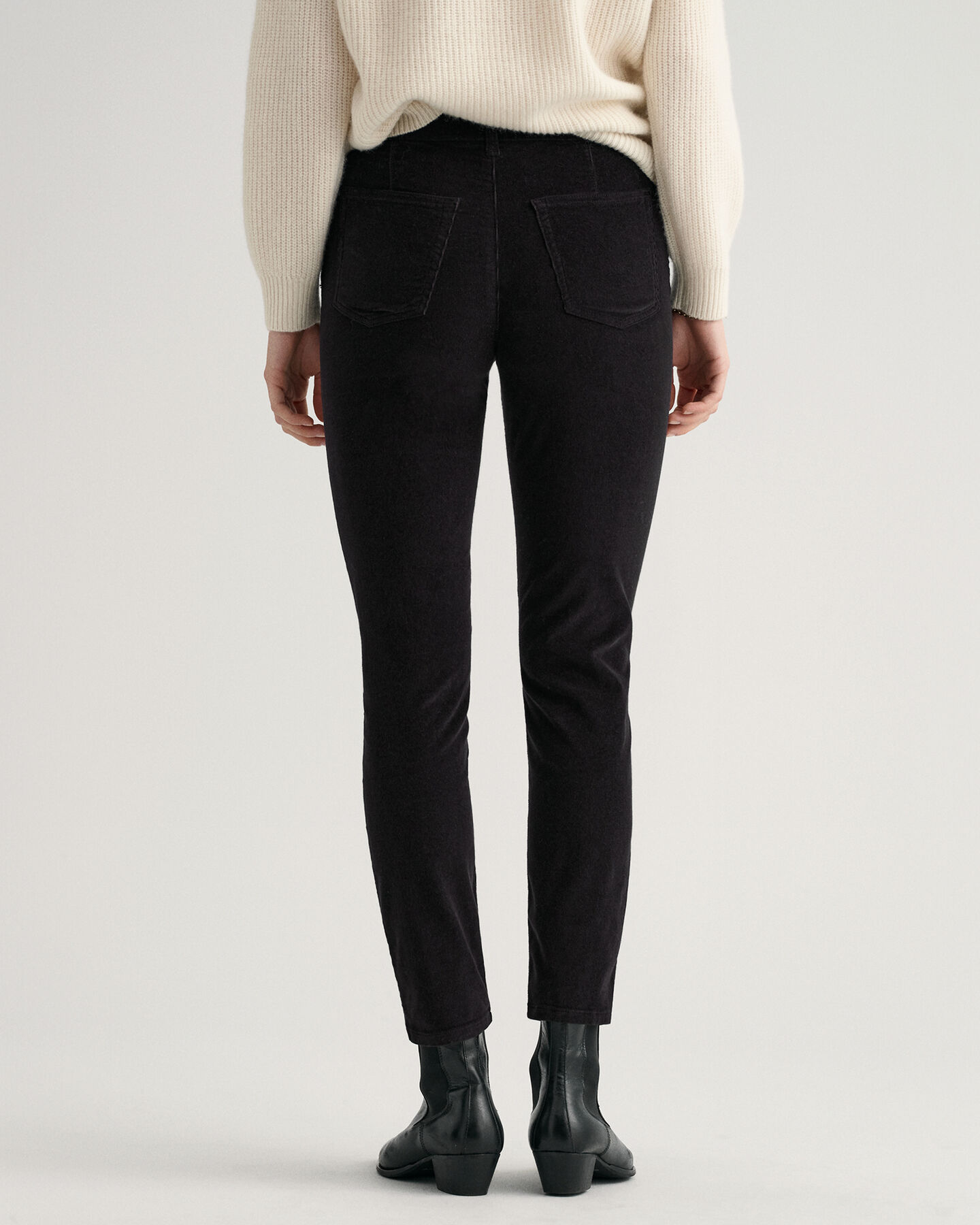 Farla Slim Fit Verk&uuml;rzte Cord-Jeans