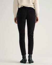 Farla Slim Fit Verk&uuml;rzte Cord-Jeans