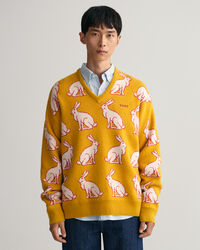 Lunar New Year V-Neck Pullover