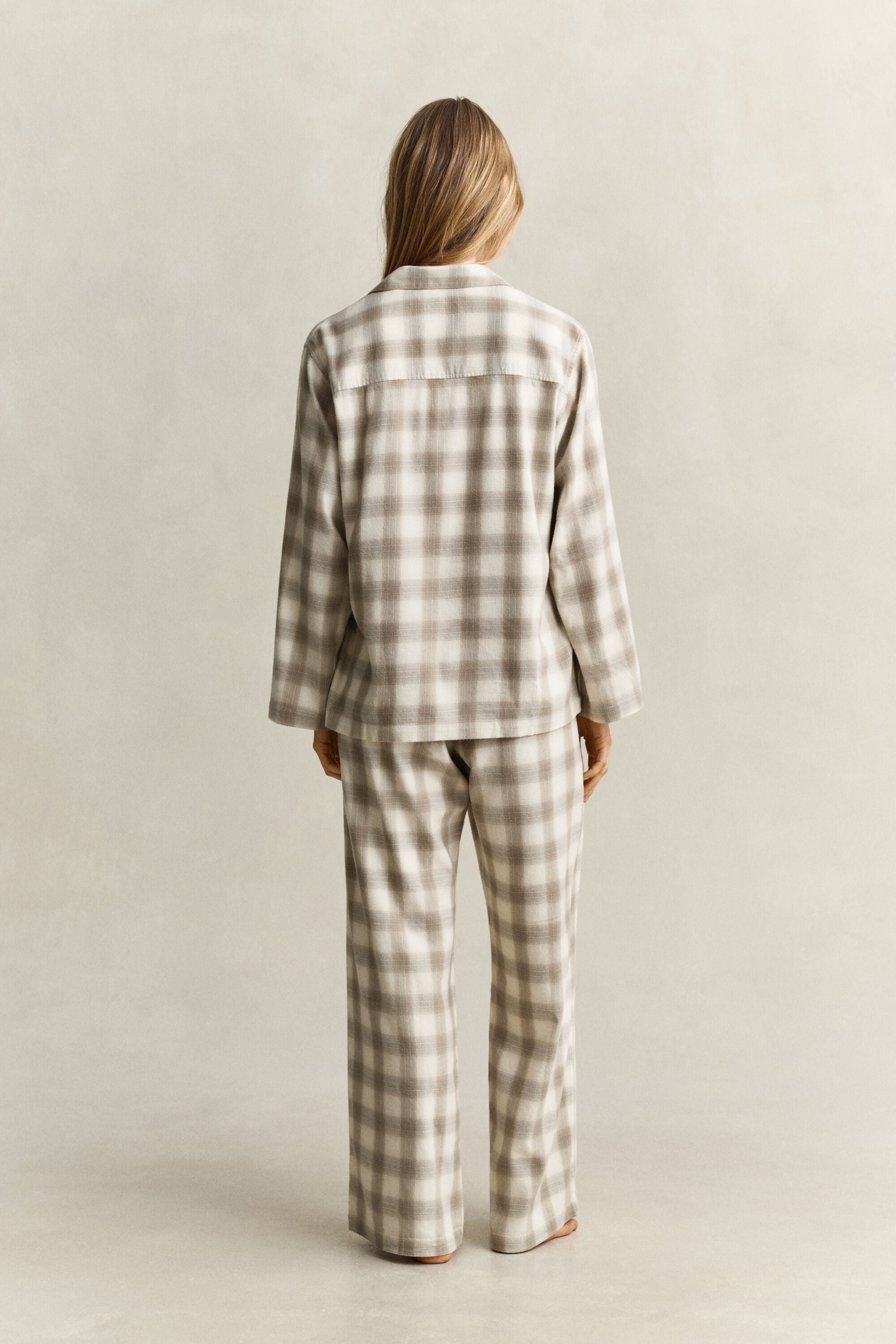 Karierte Pyjamahose aus Flanell