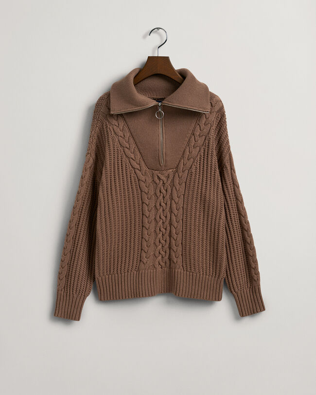 Troyer mit Zopfmuster