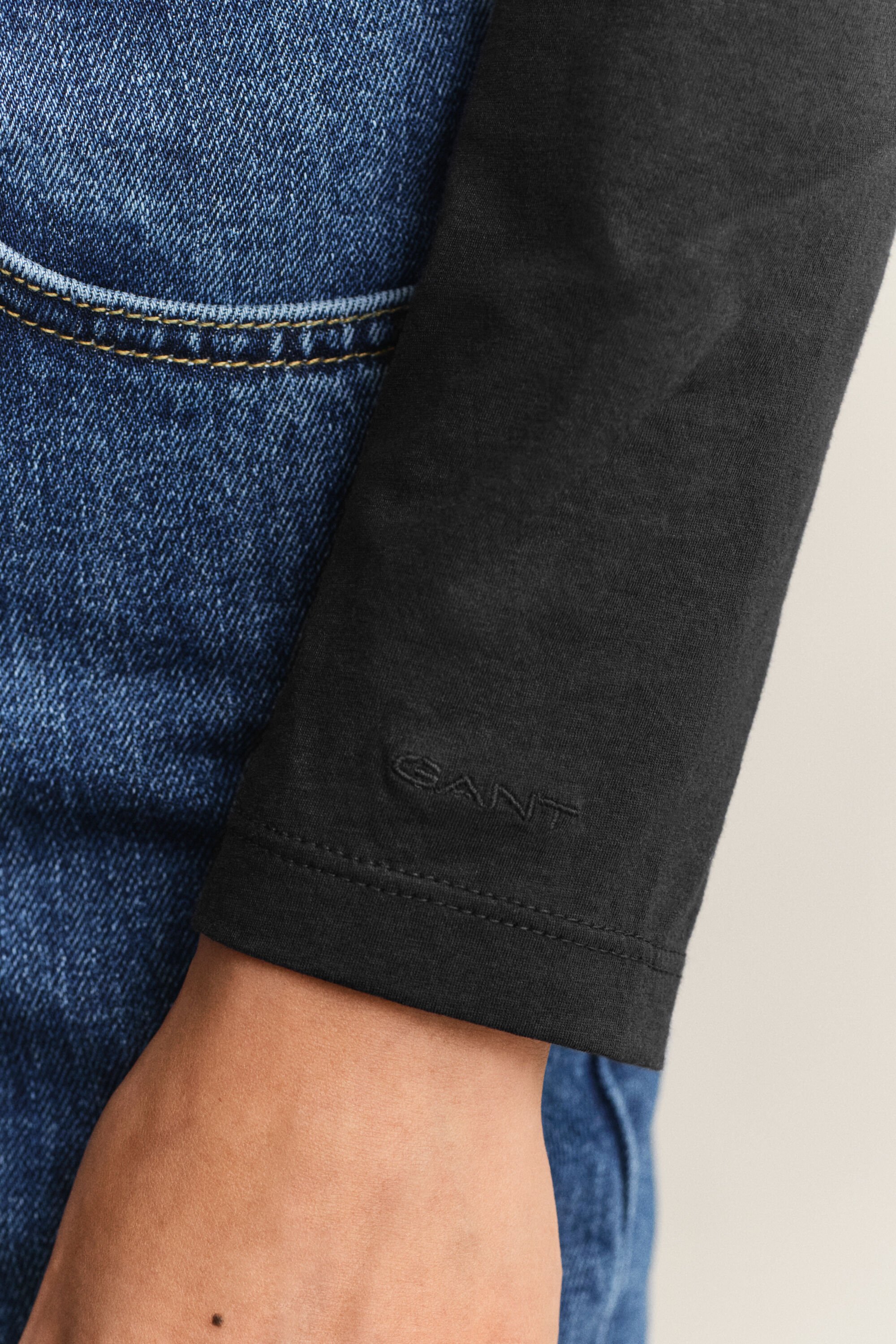 Langarm-Shirt aus Baumwolle