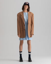 Flounce Kleid mit Puff&auml;rmeln