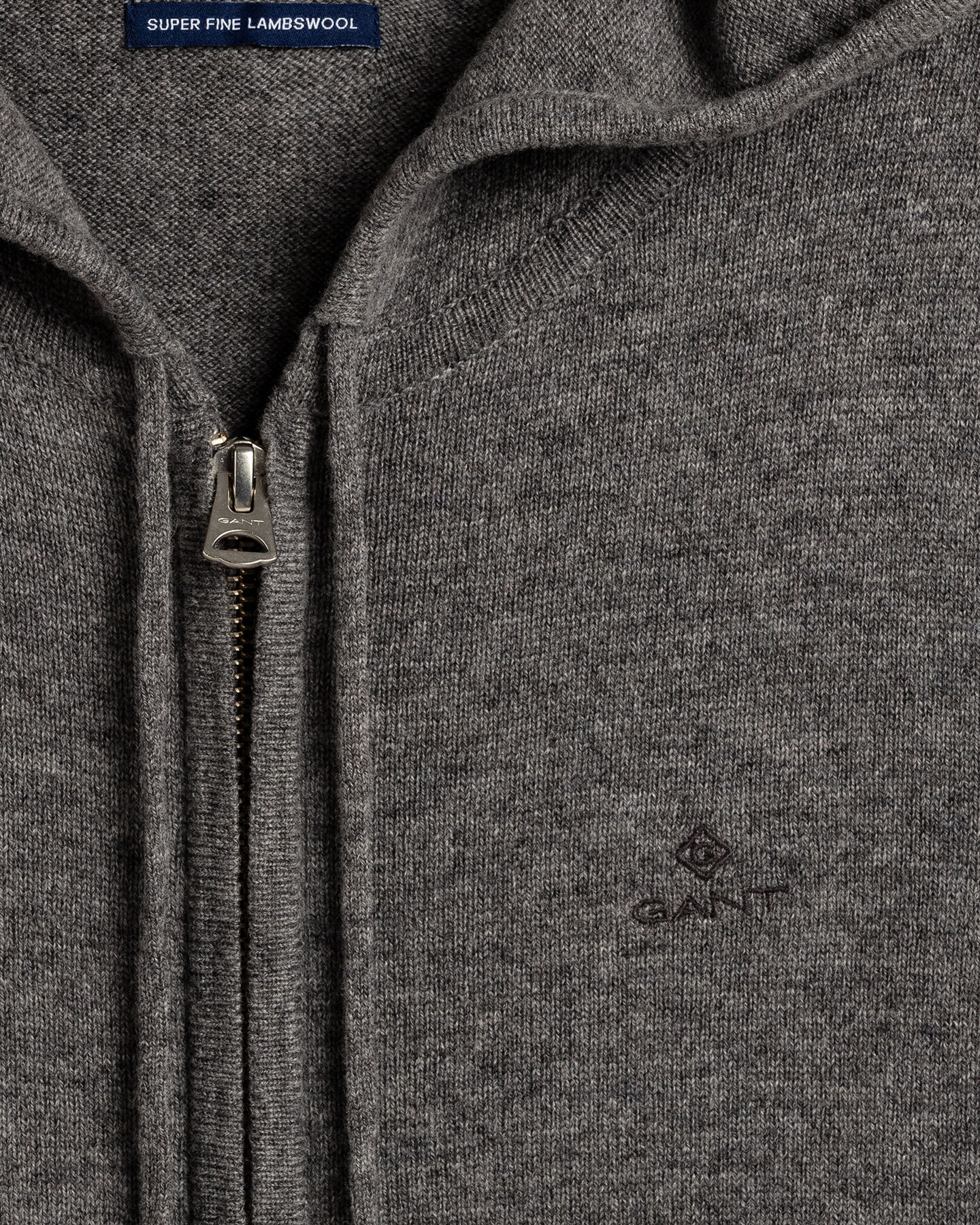 Sweatjacke aus Super Fine Lambswool