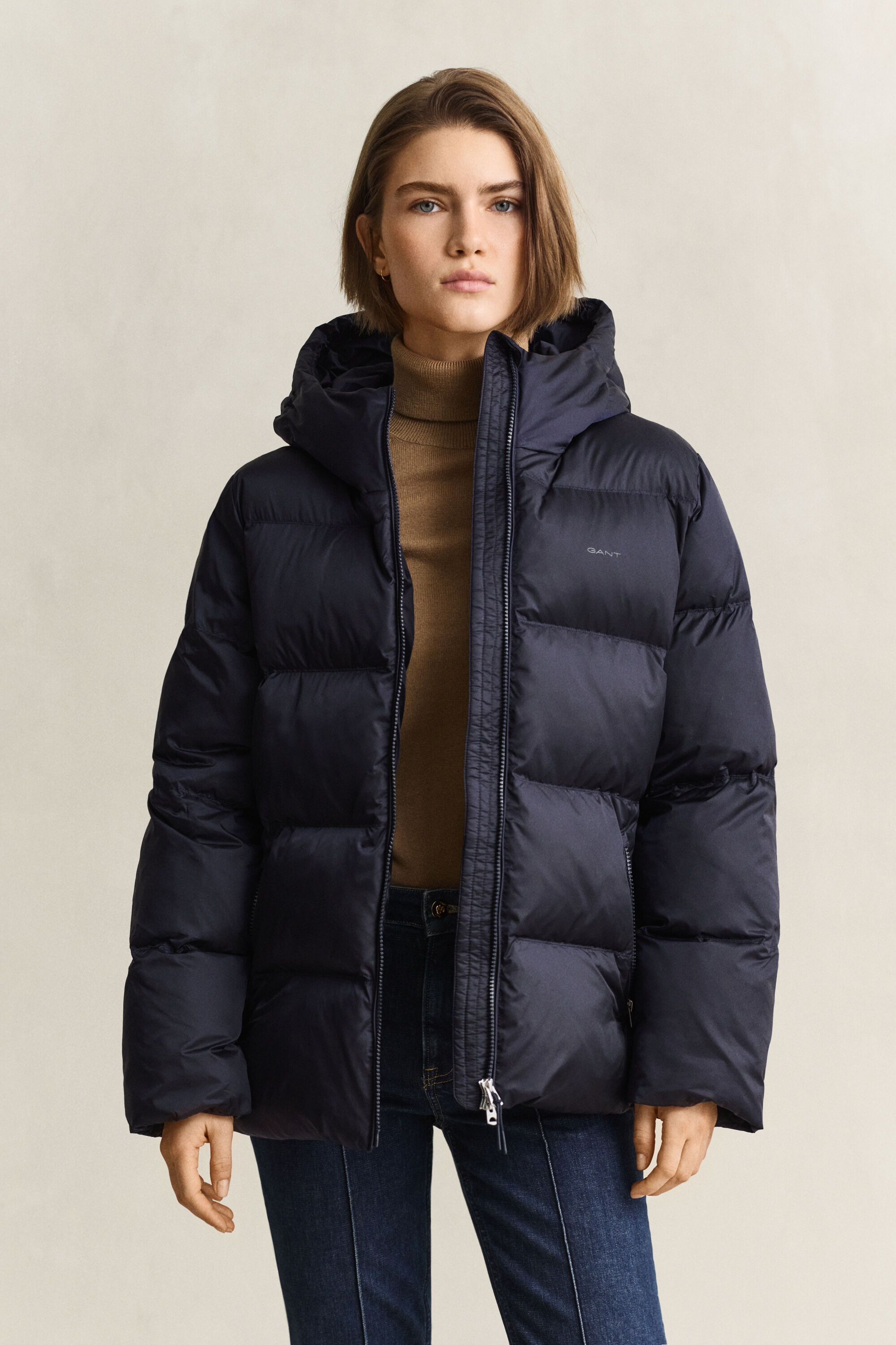 Steppjacke mit mittlerer Wattierung
