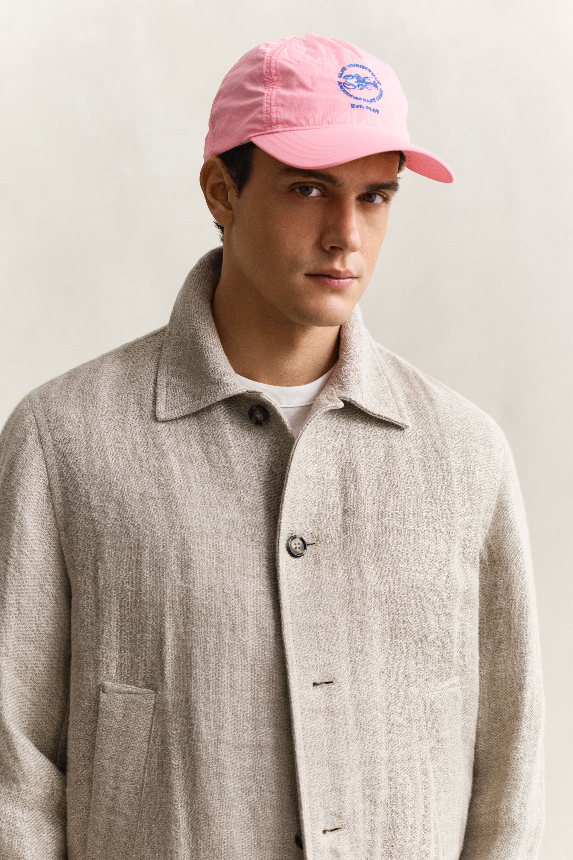 Gewaschenes Cap in Crinkle-Optik