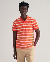 Poloshirt mit Streifen