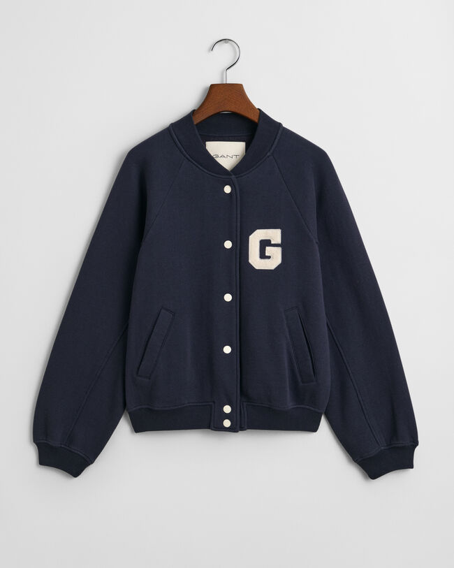 GANT Jersey Varsity Jacke mit G-Badge