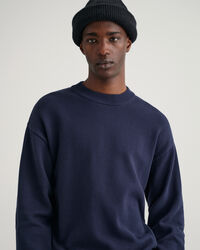 Rundhalspullover aus Supima Baumwolle