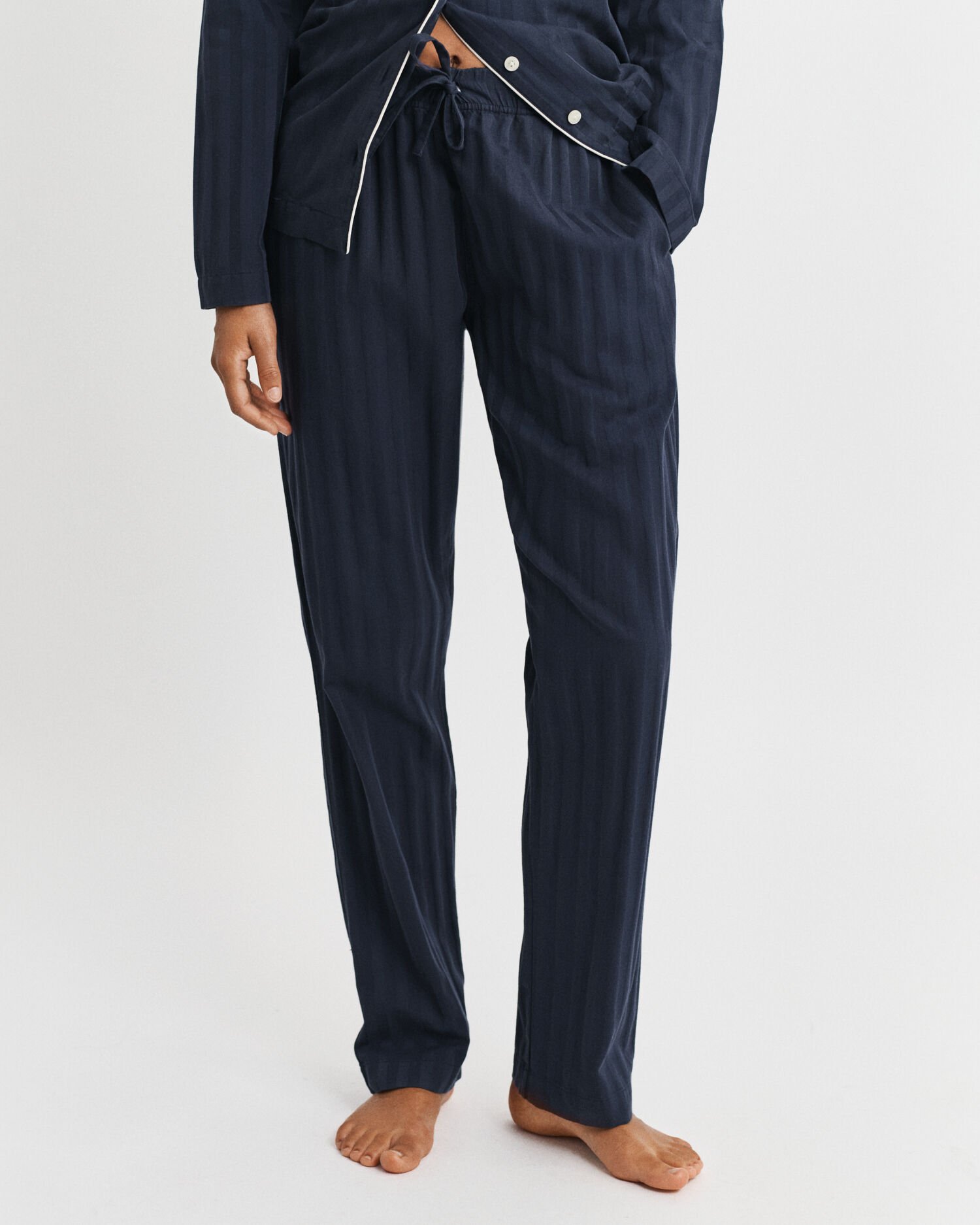 Pyjama mit Satinstreifen in Geschenkbox