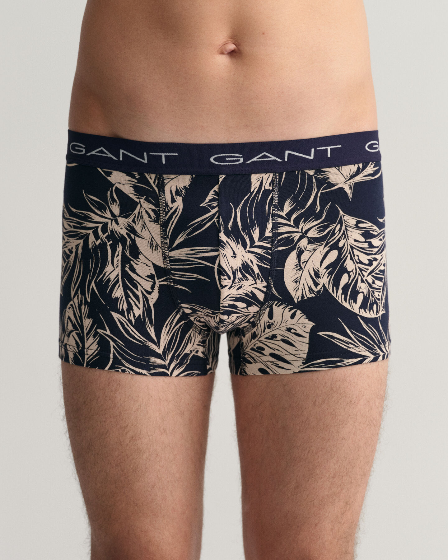 3er-Pack Tropical Leaves Boxershorts mit Print