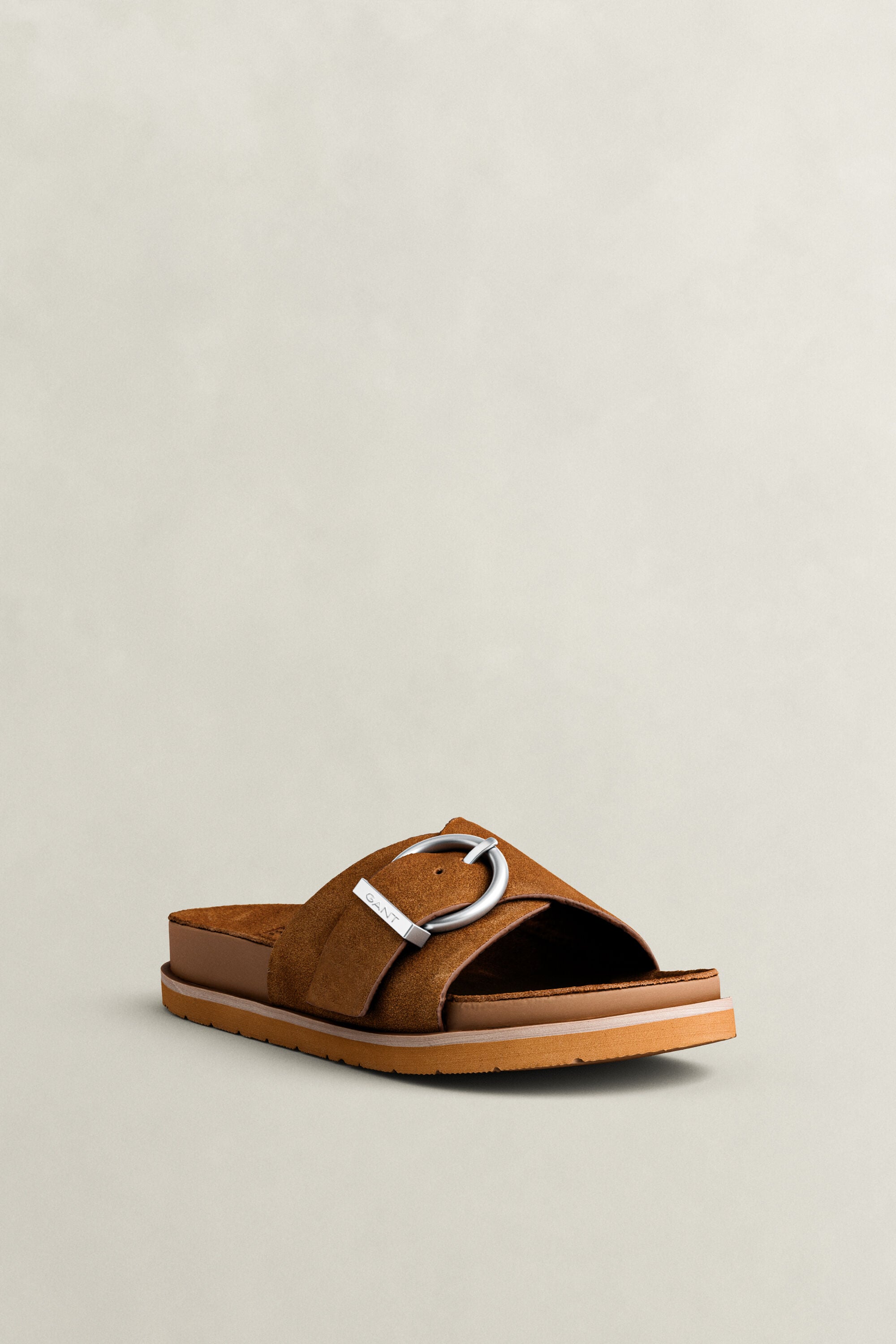 Mardale Veloursleder Sandale — COGNAC BROWN