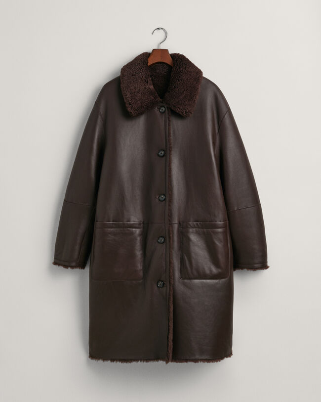 Shearling-Mantel