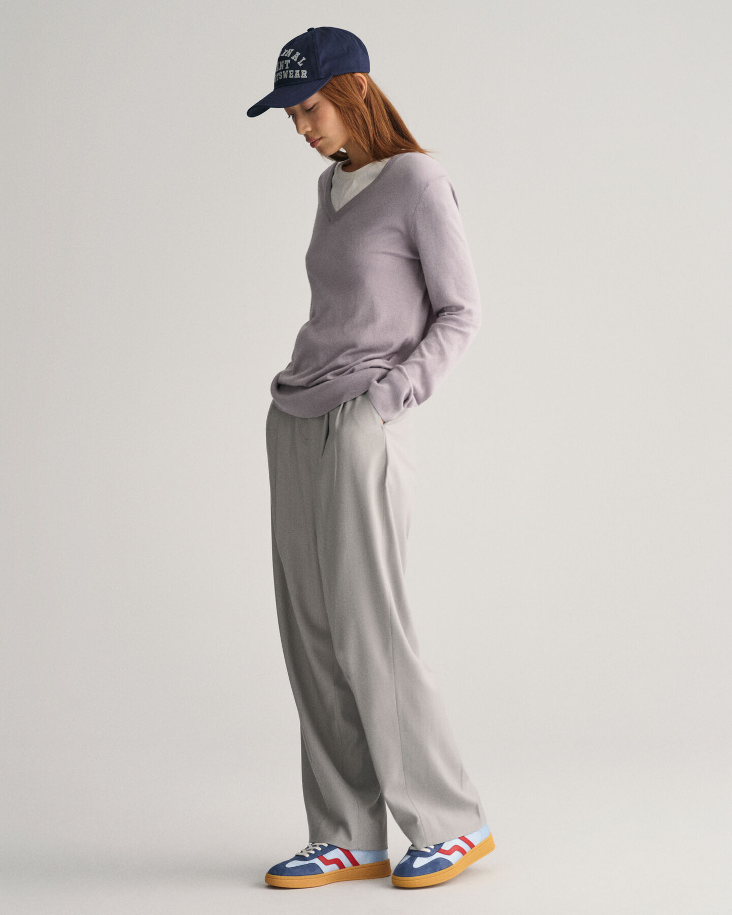 Feinstrick V-Neck Pullover