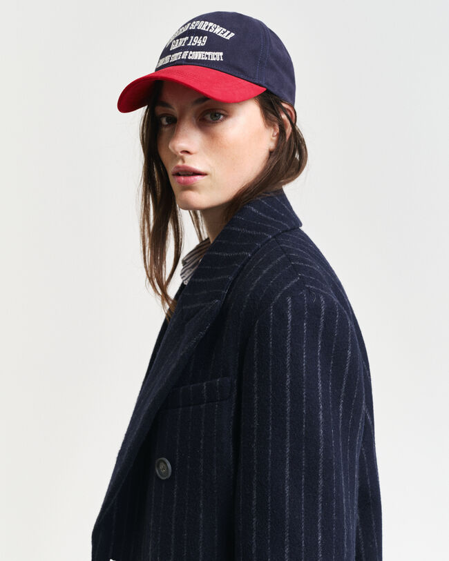 Cap aus gebürstetem Baumwolltwill