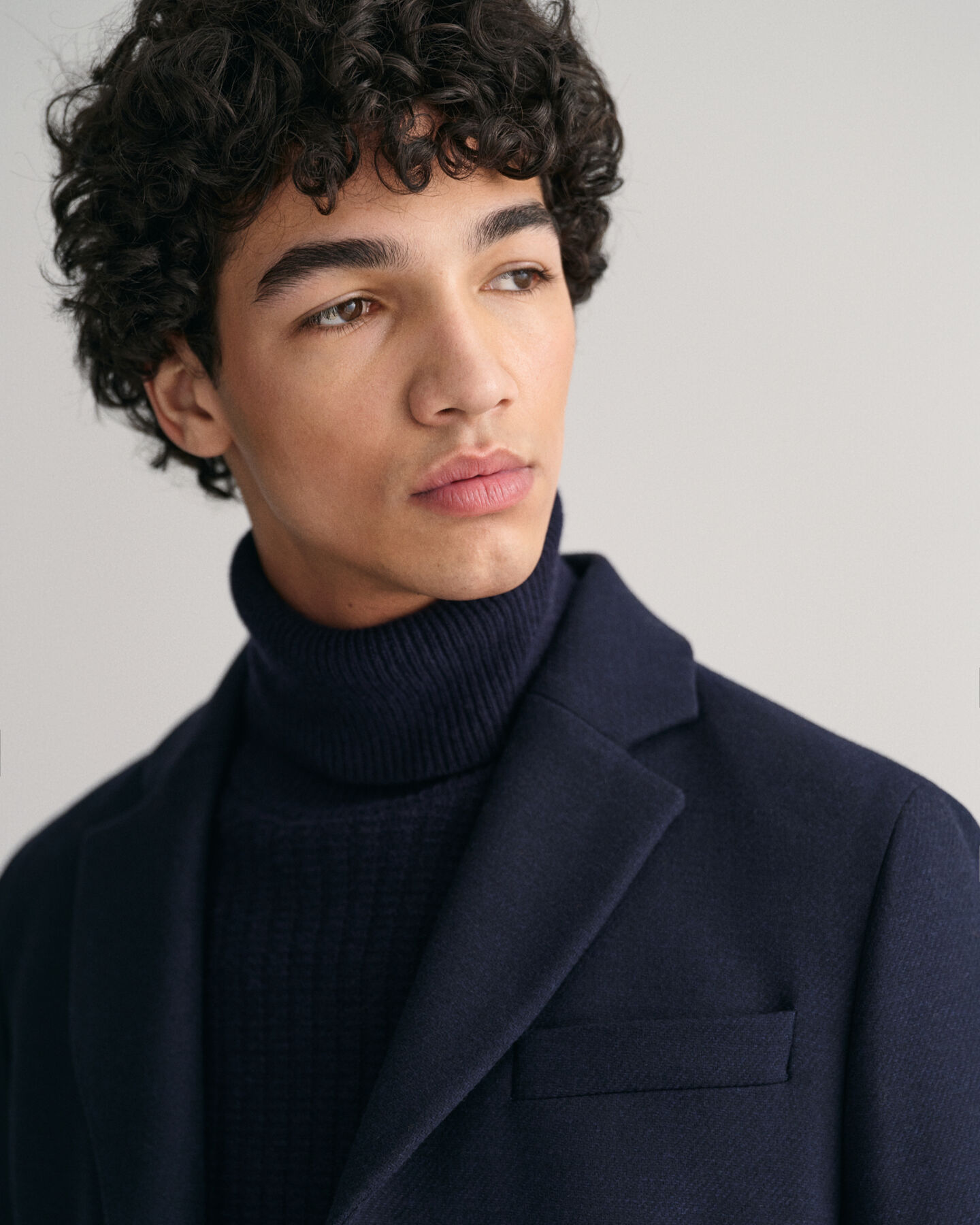 Tailored Fit Klassischer Woll Topcoat