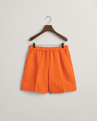Relaxed Fit Leinenmix Pull-On Shorts