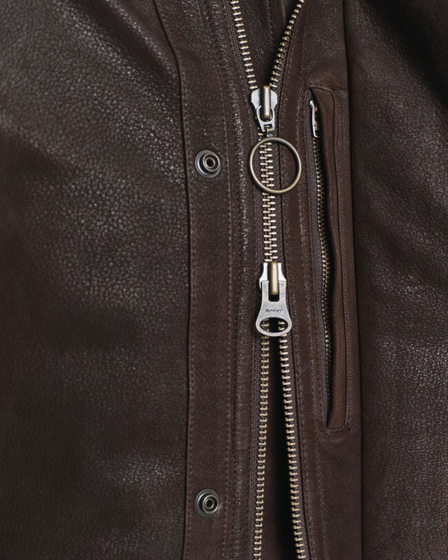 Decker Jacke aus Nubukleder