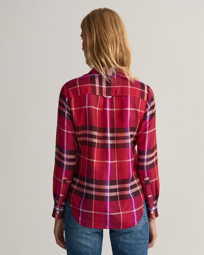 Regular Fit Karobluse aus Baumwolle und Seide