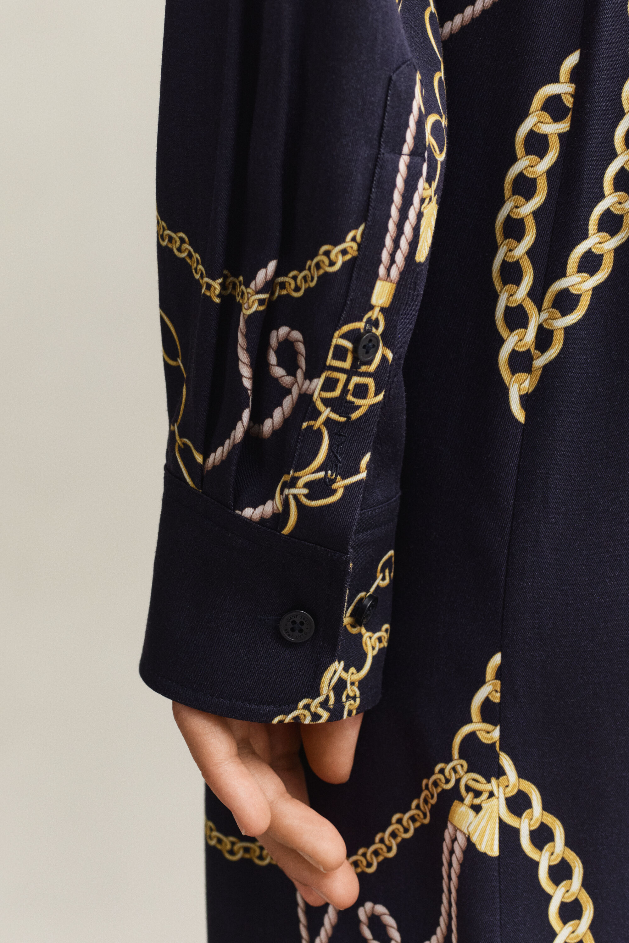 Hemdblusenkleid mit Print