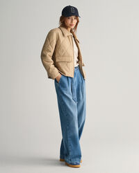 Steppjacke mit Kragen