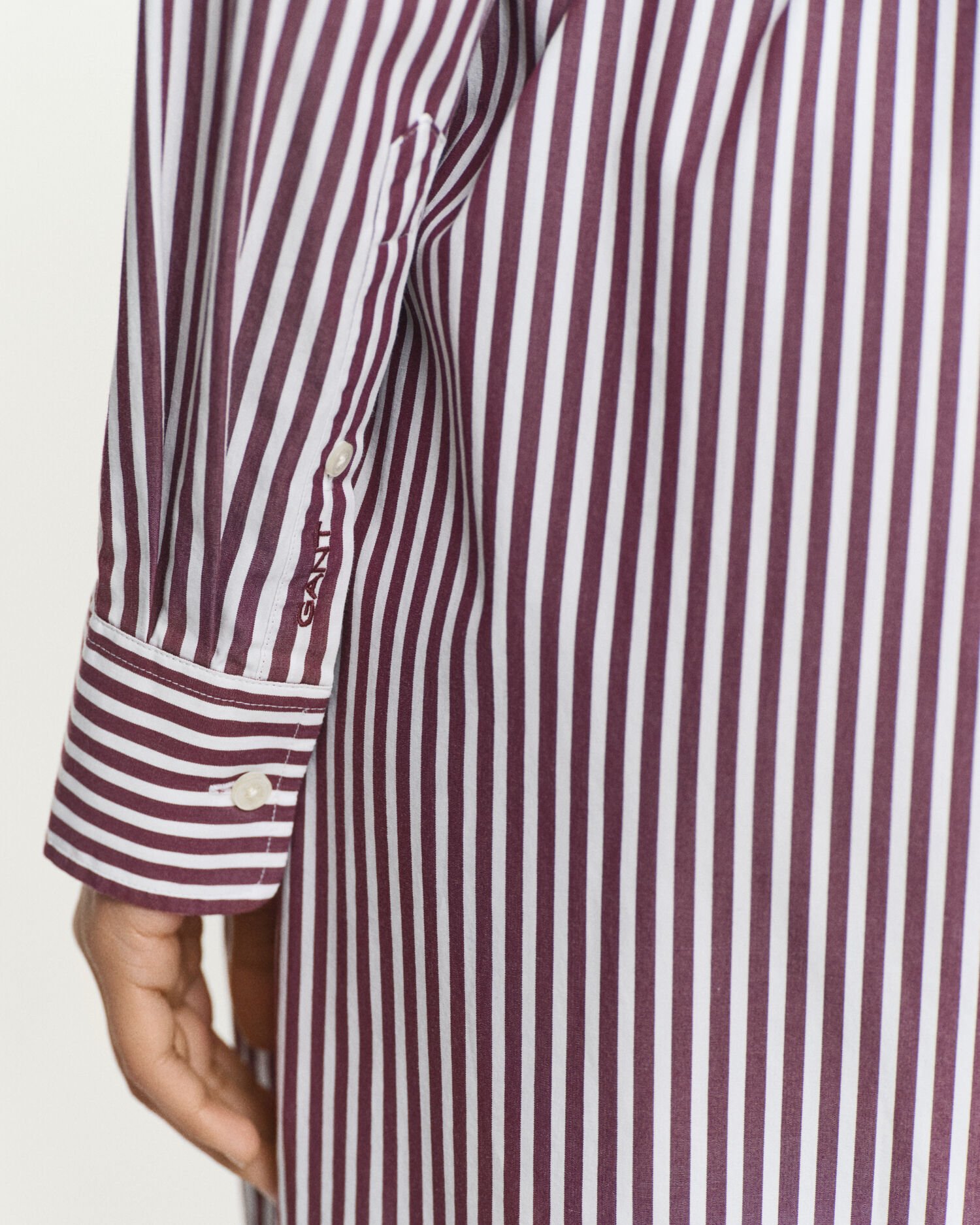 Classic Hemdblusenkleid aus Popeline mit Gürtel