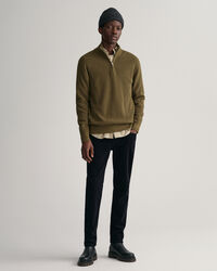 Gerippter Baumwoll Woll Troyer