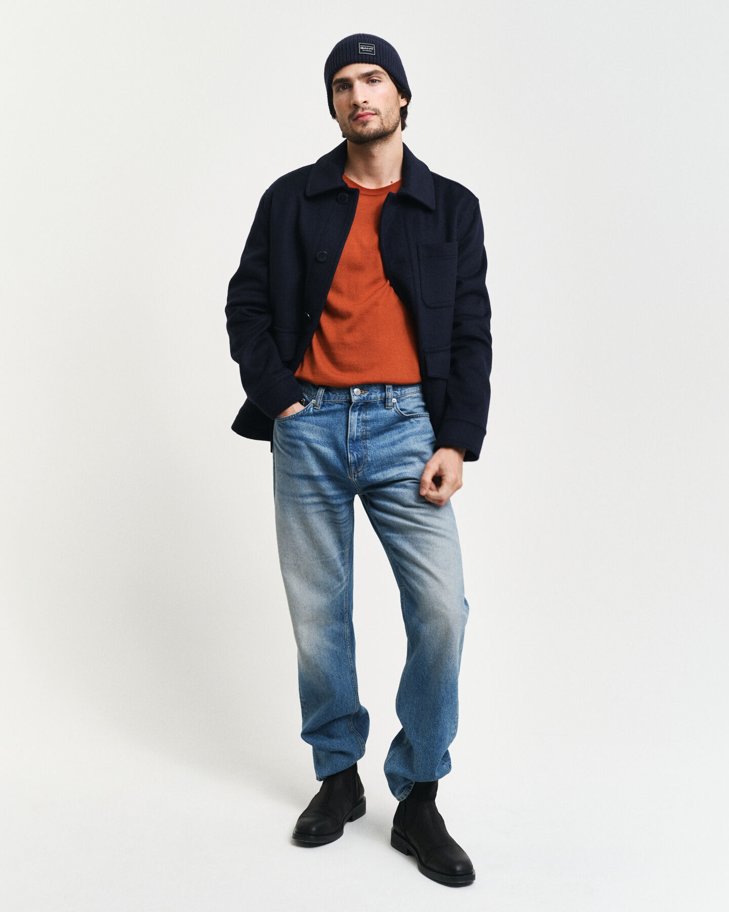 Rundhalspullover aus extra feiner Merinowolle