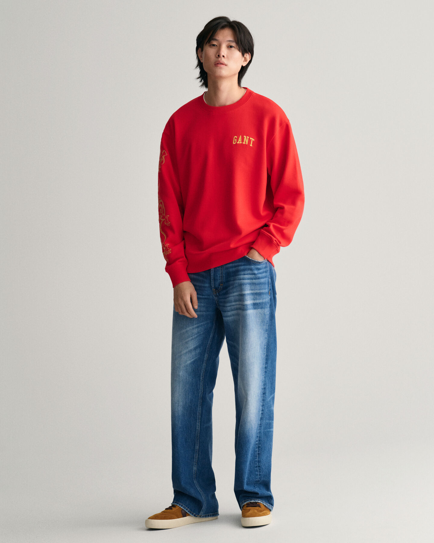 Dragon Crest Rundhals-Sweatshirt