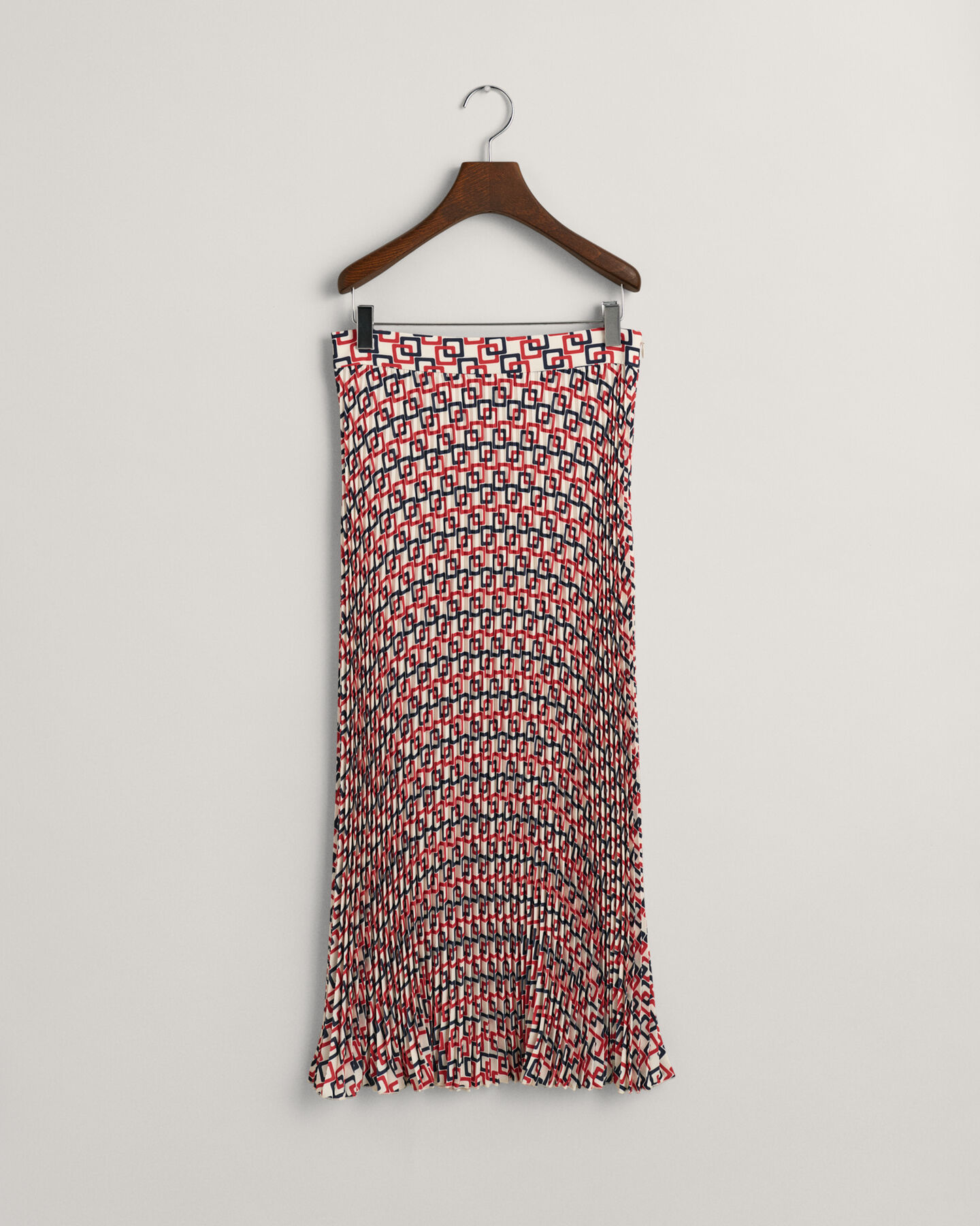 Faltenrock mit geometrischem Print