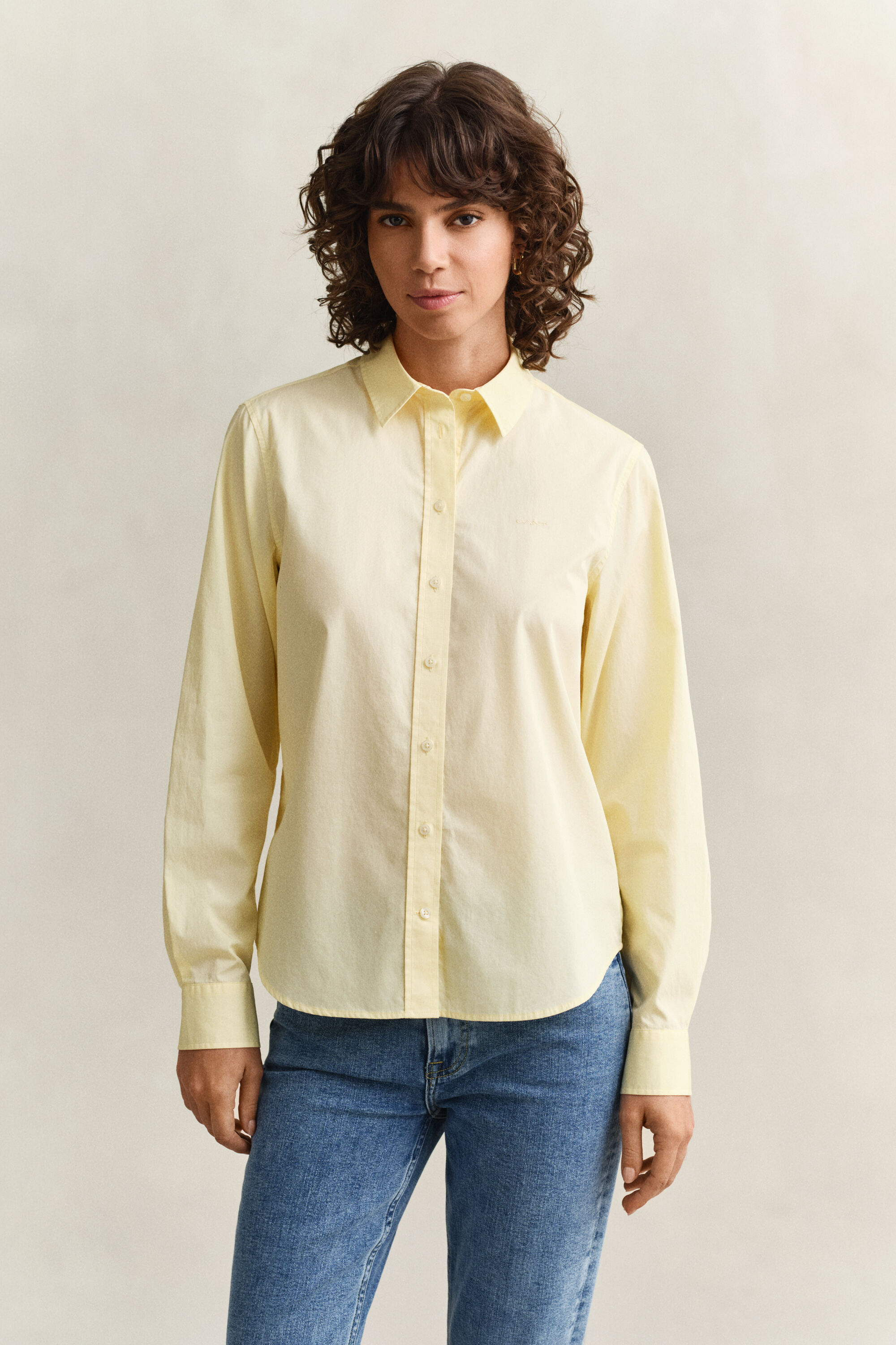 Regular Fit Classic Popeline Bluse