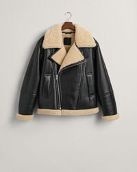 Schwere Shearling-Jacke