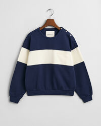 Color Blocked Rundhals-Sweatshirt