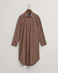 Oversized Hemdblusenkleid mit Streifen